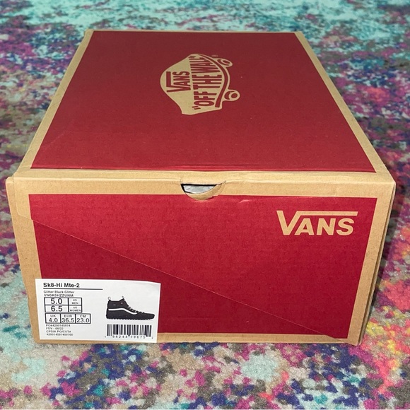 Vans Sk8-Hi MTE-2 “Black Glitter” Men’s Size 5 Women’s 6.5 - Picture 7 of 7